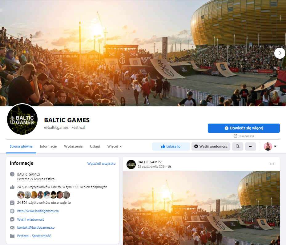 Baltic Games Gdańsk Pynci Social Media