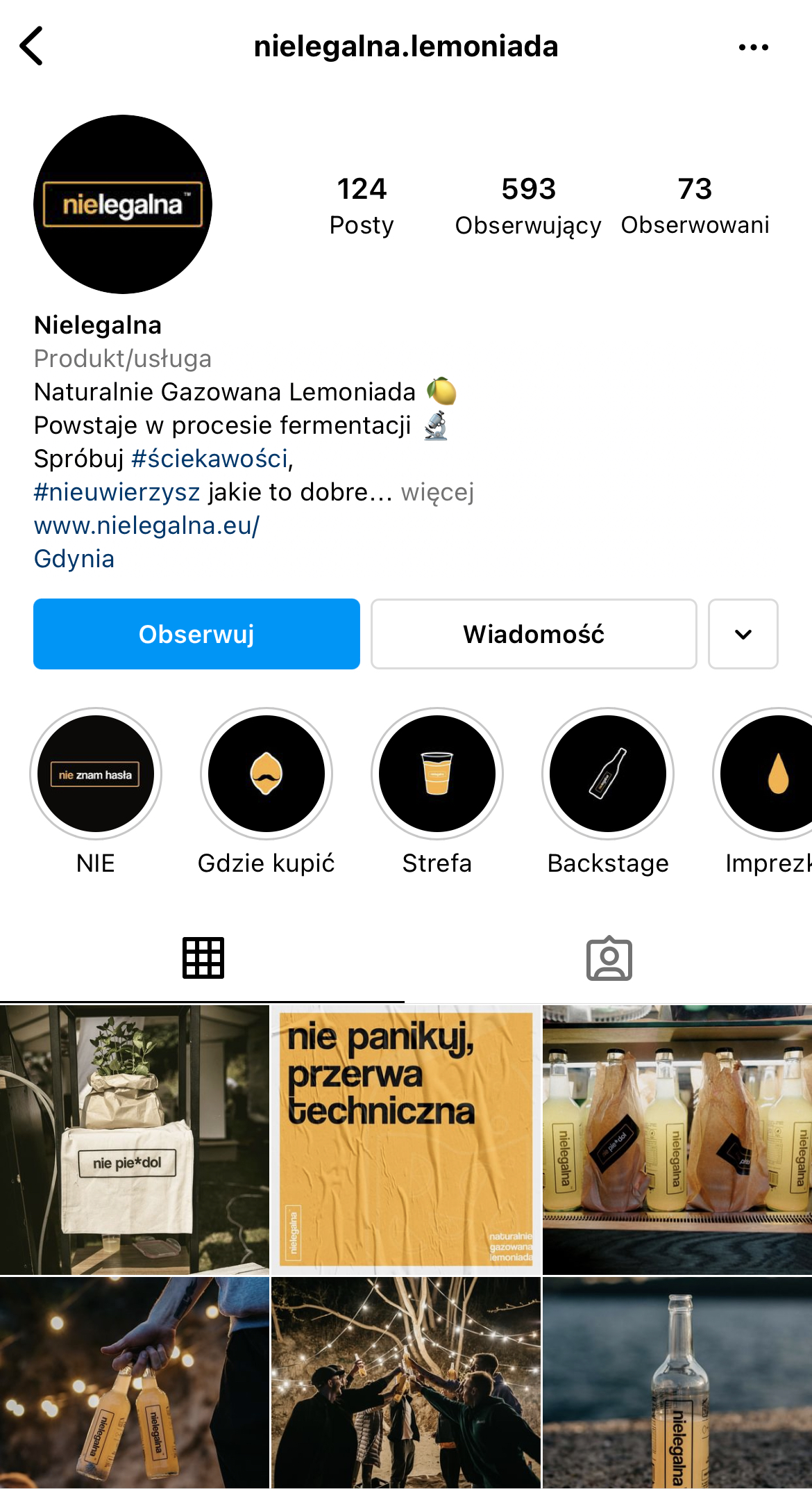 Nielegalna Lemoniada Social Media Gdańsk