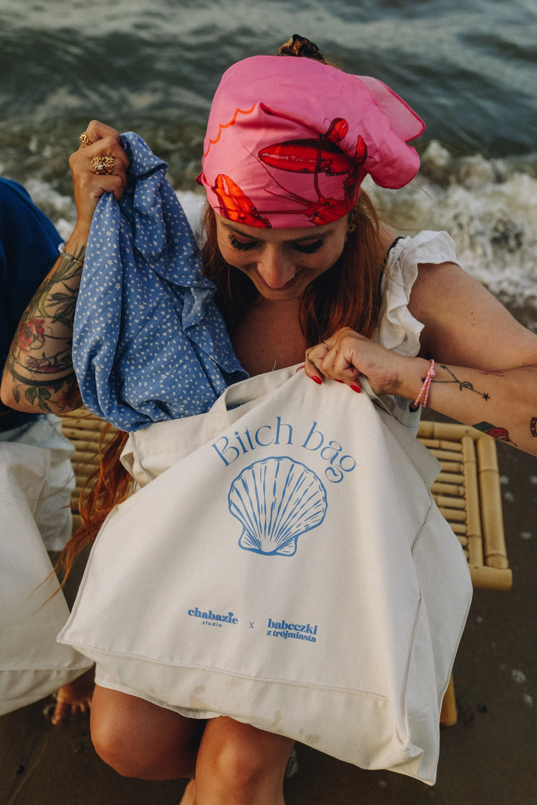 BITCH BAG - duża torba plażowa - obrazek 3